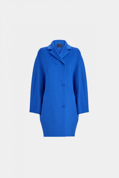 DOUBLE LAYER CASHMERE COCOON COAT