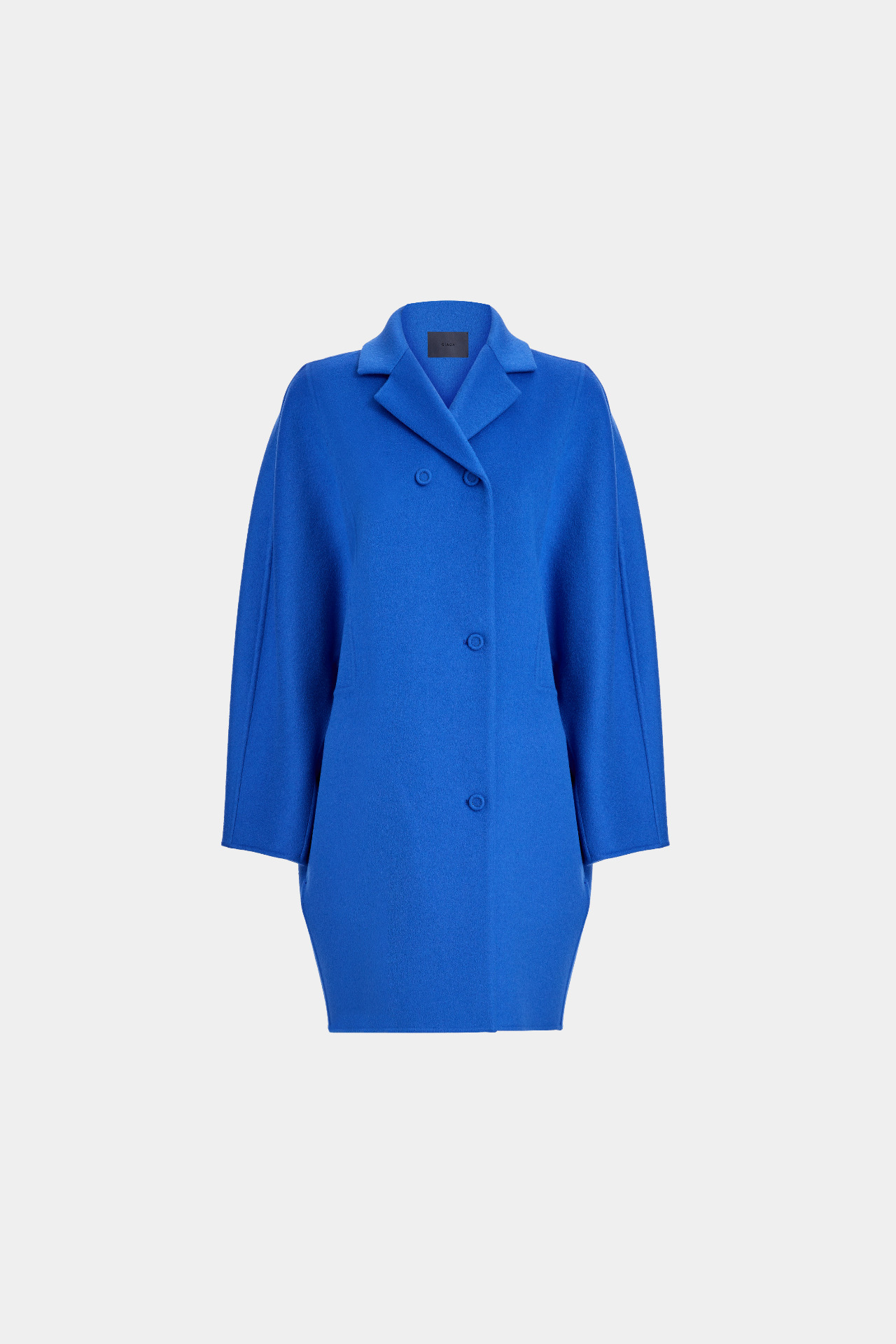 DOUBLE LAYER CASHMERE COCOON COAT